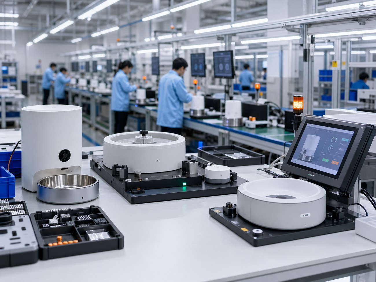 Smart technology assembly and testing center